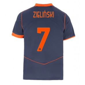 Lacne Muži Futbalové dres Inter Milan Piotr Zielinski #7 2025-26 Krátky Rukáv - Tretina